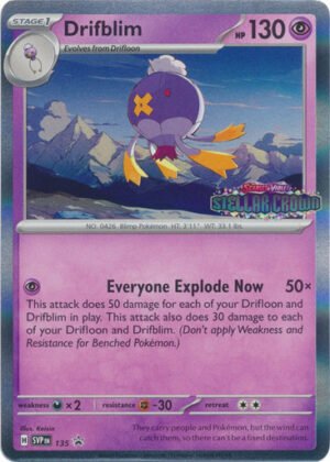 Scarlet & Violet Promo SVP135 Drifblim