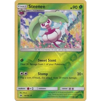Sun and Moon (Base Set) 19/149 Steenee (Reverse Holo)
