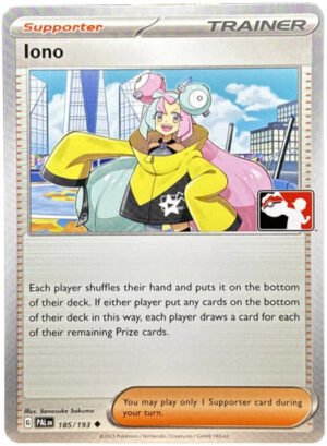 SV Paldea Evolved 185/193 Iono (Prize Pack League Promo Non-Holo)