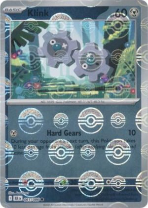 SV Black Bolt 061/086 Klink (POKE BALL Reverse Holo)