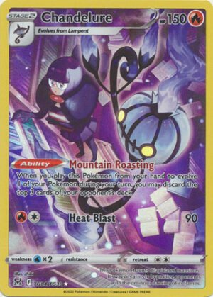 SWSH Lost Origin TG04/TG30 Chandelure (Full Art)
