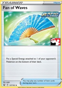 Battle Styles 127/163 Fan of Waves (Prize Pack League Promo Non-Holo)