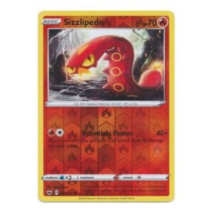 Sword & Shield (Base) 038/202 Sizzlipede (Reverse Holo)