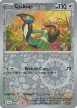 Scarlet & Violet (Base Set) 163/198 Cyclizar (Reverse Holo)