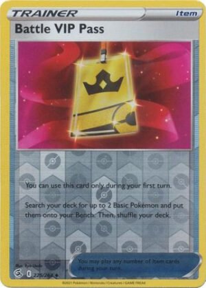 Fusion Strike 225/264 Battle VIP Pass (Reverse Holo)