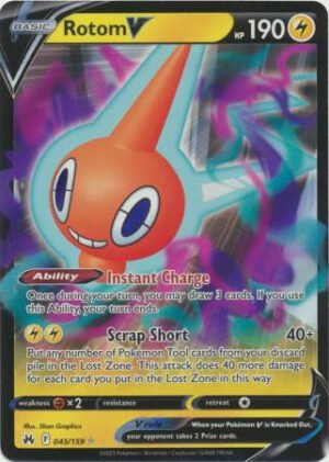 Crown Zenith 045/159 Rotom V (Half Art)