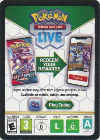 SV Destined Rivals TCG Online Code Card