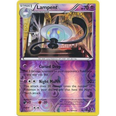 XY Phantom Forces 42/119 Lampent (Reverse Holo)