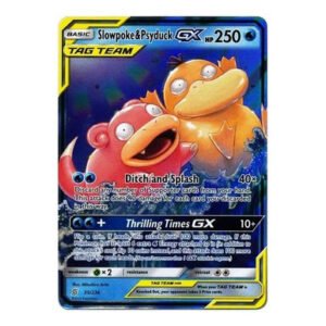 SM Unified Minds 035/236 Slowpoke & Psyduck GX (Tag Team Half Art)