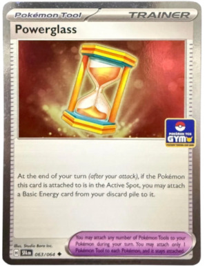SV Shrouded Fable 063/064 Powerglass (Gym Stamp Cosmo Holo)
