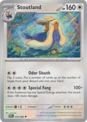 SV White Flare 076/086 Stoutland