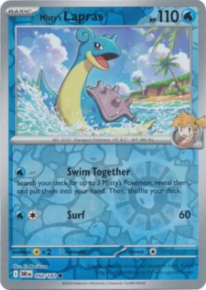 SV Destined Rivals 050/182 Misty's Lapras (Reverse Holo)
