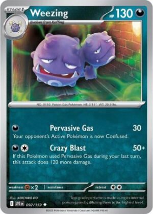 SV Journey Together 092/159 Weezing