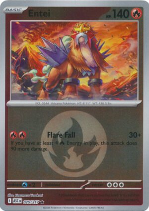 ME Ascended Heroes 025/217 Entei (Reverse Holo ENERGY SYMBOL)