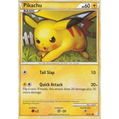 HeartGold & SoulSilver 78/123 Pikachu