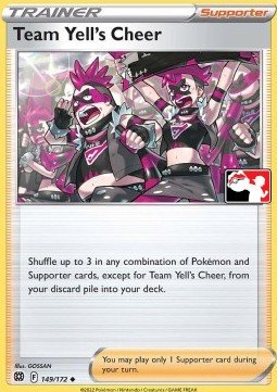 Brilliant Stars 149/172 Team Yell's Cheer (Prize Pack League Promo Non-Holo)
