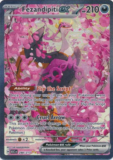 ME Ascended Heroes 288/217 Fezandipiti ex (Special Illustration Rare)