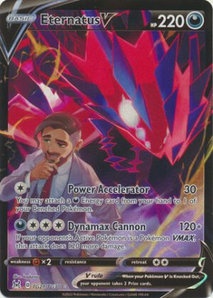 SWSH Lost Origin TG21/TG30 Eternatus V (Full Art)