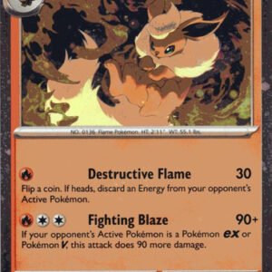 SV Prismatic Evolutions 013/131 Flareon (Cosmo Holo)