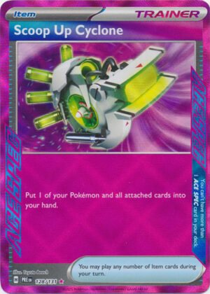 SV Prismatic Evolutions 128/131 Scoop Up Cyclone (ACE Spec)
