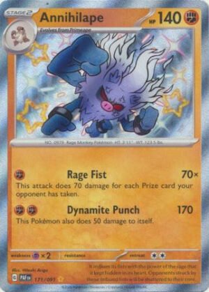 SV Paldean Fates 171/091 Annihilape (Holo Shiny)