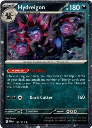 SV Paldea Evolved 140/193 Hydreigon (Cosmo Holo)