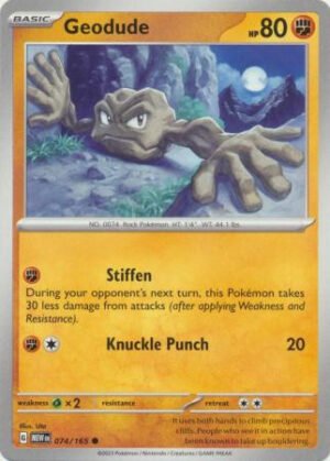 Scarlet & Violet 151 074/165 Geodude