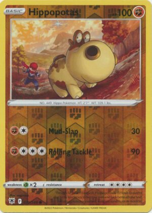 Astral Radiance 079/189 Hippopotas (Reverse Holo)