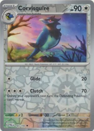 SV Paldea Evolved 165/193 Corvisquire (Reverse Holo)
