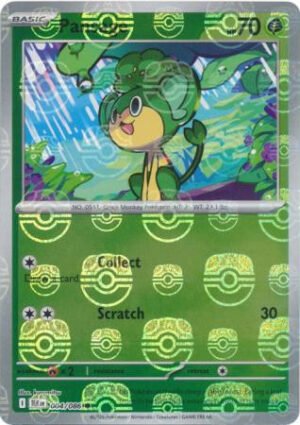 SV Black Bolt 004/086 Pansage (MASTER BALL Reverse Holo)