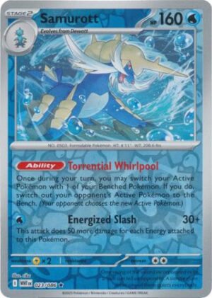 SV White Flare 023/086 Samurott (Reverse Holo)