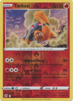 Brilliant Stars 023/172 Torkoal (Reverse Holo)