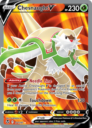 SWSH Silver Tempest 171/195 Chestnaught V (Full Art)