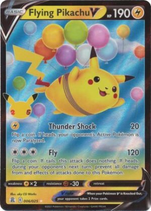 Celebrations 06/25 Flying Pikachu V (Half Art)