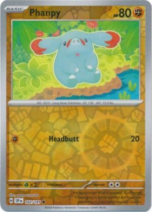 SV Surging Sparks 102/191 Phanpy (Reverse Holo)
