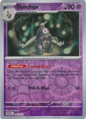 SV Prismatic Evolutions 036/131 Dusclops (Reverse Holo)
