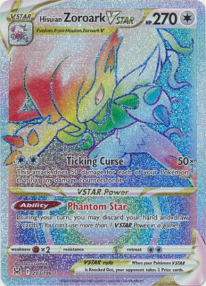 SWSH Lost Origin 203/196 Hisuian Zoroark VSTAR (Rainbow Rare)