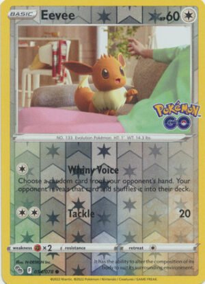 Pokemon GO 054/078 Eevee (Reverse Holo)