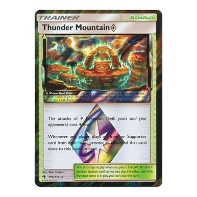 SM Lost Thunder 191/214 Thunder Mountain (Prism)