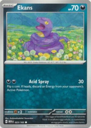 Scarlet & Violet 151 023/165 Ekans
