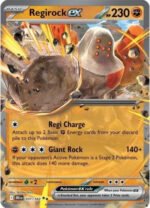 SV Destined Rivals 101/182 Regirock ex (Half Art)