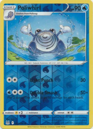 SWSH Lost Origin 031/196 Poliwhirl (Reverse Holo)