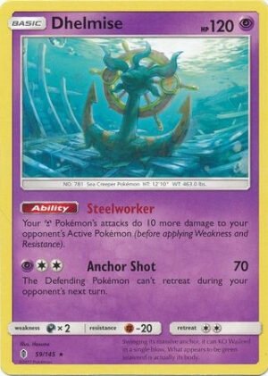 SM Guardians Rising 59/145 Dhelmise (Non-Holo)