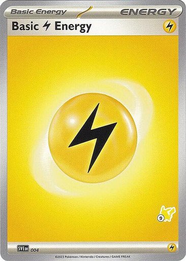 Scarlet & Violet SVE EN04 Basic Lightning Energy (Pikachu Symbol 9)