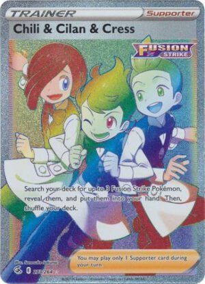 Fusion Strike 273/264 Chili & Cilan & Cress (Rainbow Rare)