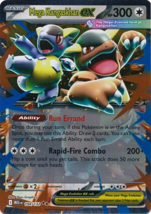 Mega Evolution 104/132 Mega Kangaskhan ex (Half Art)
