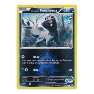XY Double Crisis 16/34 Team Aqua's Poochyena (Reverse Holo)