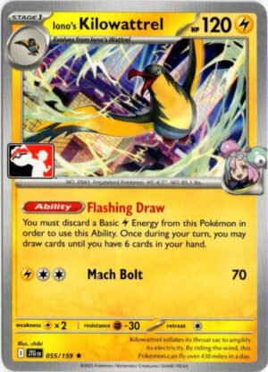 SV Journey Together 055/159 Iono's Kilowattrel (Prize Pack League Promo Non-Holo)