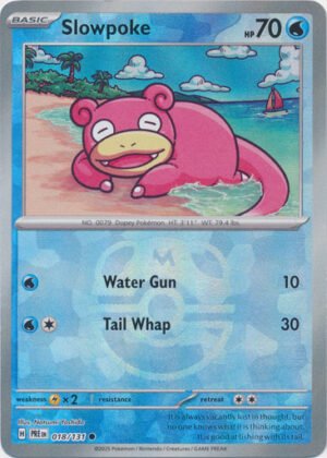 SV Prismatic Evolutions 018/131 Slowpoke (MASTER BALL Pattern Holo)