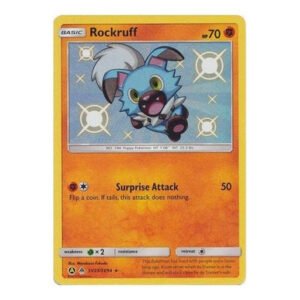 SM Forbidden Light SV23/SV94 Rockruff (Hidden Fates Shiny Vault Holo)